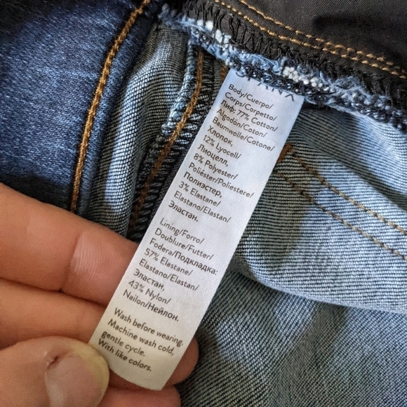 SPANX Distressed Ankle Skinny Jeans S - Picture 11 of 16